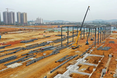 火熱推進！走進柳工國際智能工業園重大項目建設現場
